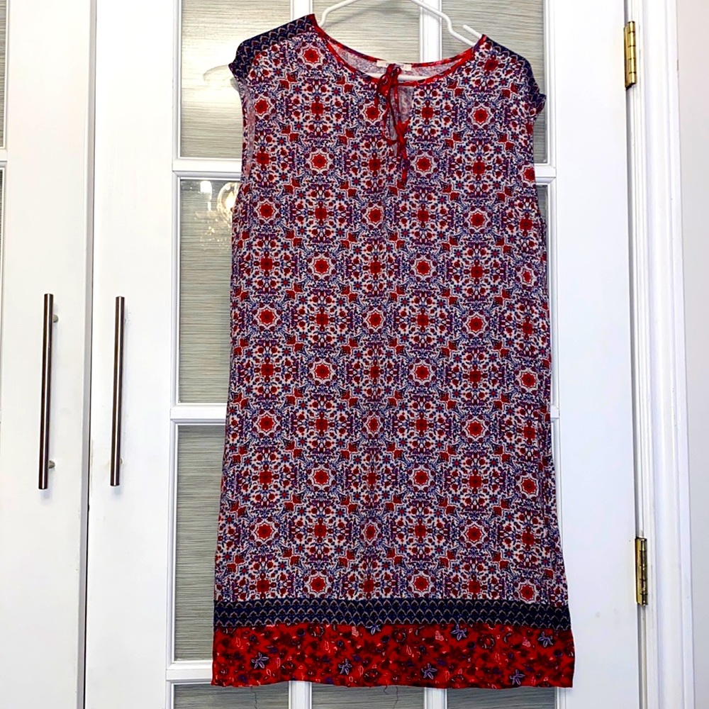 Promod straight cut shift dress - Sz 12